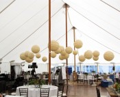 Slideshow Image -  Tidewater ( sailcloth style) tent with lanterns